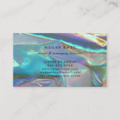 Carte de visite holographique (Dos)