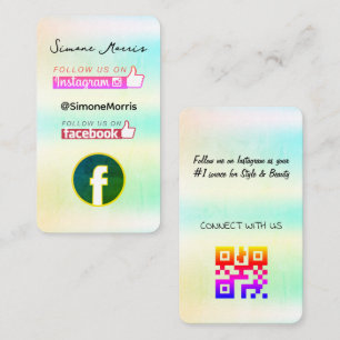 Carte de visite Holographique