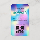 Carte de visite Holographique (Devant)