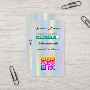 Carte de visite Holographique