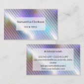 Carte de visite holographique (Devant / Derrière)