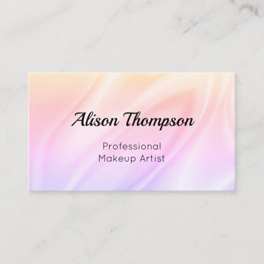 Carte de visite Holographique de luxe personnalisa (Devant)