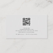 Carte De Visite Holographique de luxe tendance (Dos)