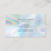 Carte De Visite Holographique Elegant Professionnel (Dos)