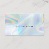 Carte De Visite Holographique Elegant Professionnel (Devant)