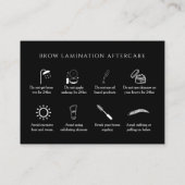 Carte De Visite Holographique Esthétique Après l'instruction de so (Dos)