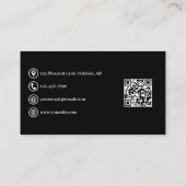 Carte De Visite Holographique Gold Parties scintillant Stars Confe (Dos)