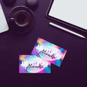 Carte De Visite Holographique lèvres Parties scintillant maquillag