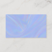 Carte de visite holographique minimaliste professi (Dos)