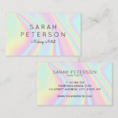 Carte De Visite Holographique moderne (Devant / Derrière)