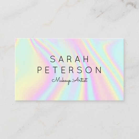 Carte De Visite Holographique moderne (Devant)