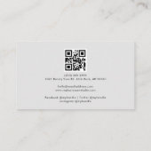 Carte De Visite Holographique moderne Beautician tendance (Dos)