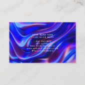 Carte De Visite holographique Nail Artiste Nail Tech (Dos)
