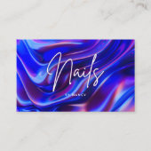 Carte De Visite holographique Nail Artiste Nail Tech (Devant)