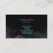 Carte De Visite Holographique Parties scintillant étincelante ongl (Dos)