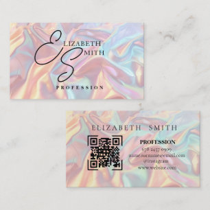 Carte de visite Holographique Pastel