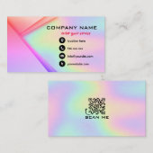 Carte de visite holographique personnalisé (Devant / Derrière)