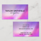 Carte de visite Holographique Personnalisé Faux (Devant / Derrière)