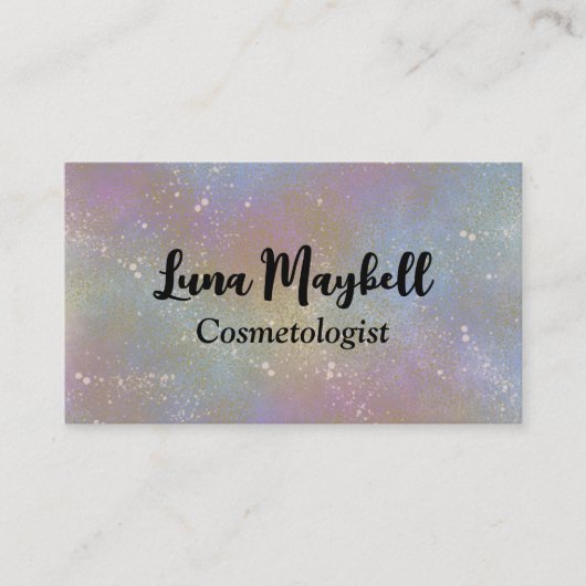 Carte de visite holographique Rainbow (Devant)