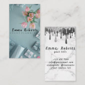 Carte De Visite Holographique Unicorn Parties scintillant Drives B (Devant / Derrière)