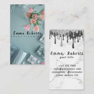 Carte De Visite Holographique Unicorn Parties scintillant Drives B