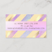 Carte De Visite Holotus Lotus Holographique (Dos)