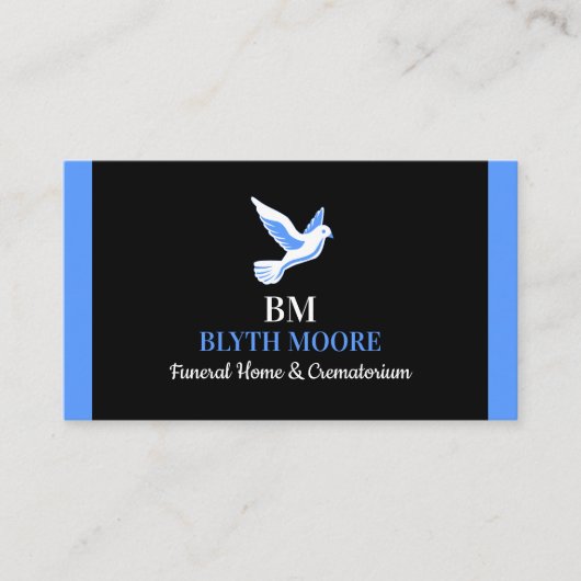 Carte De Visite Holy Dove, Funeral Home, Directeurs (Devant)