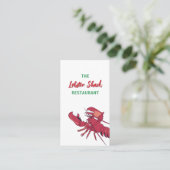 Carte De Visite Homard (Debout devant)
