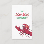 Carte De Visite Homard (Devant)