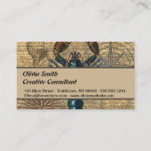 Carte De Visite Homard Coquillages Fruits de mer Maine Classique O (Devant)