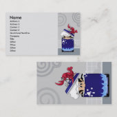 Carte De Visite Homard drôle (Devant / Derrière)