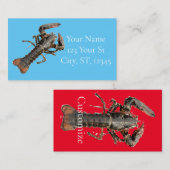 Carte De Visite Homard frais du Maine Thunder_Cove (Devant / Derrière)