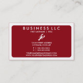 Carte De Visite homard mod (couleur personnalisable) (Dos)