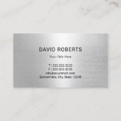 Carte De Visite Home Appliance Repère Service Professionnel Noir (Dos)