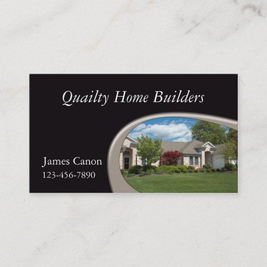 Carte De Visite Home Builder (Devant)