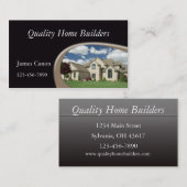 Carte De Visite Home Builder (Devant / Derrière)