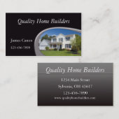 Carte De Visite Home Builder (Devant / Derrière)