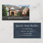 Carte De Visite Home Builder (Devant / Derrière)