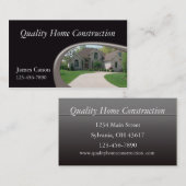 Carte De Visite Home Builder (Devant / Derrière)