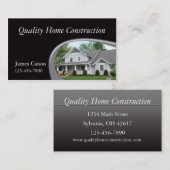 Carte De Visite Home Builder (Devant / Derrière)