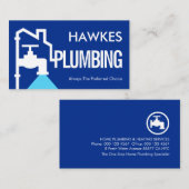 Carte De Visite Home Building Pipe Frame Leaking Faucet (Devant / Derrière)