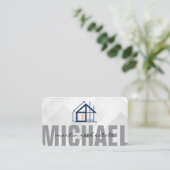 Carte De Visite Home Construction | Building Properties (Debout devant)