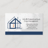 Carte De Visite Home Construction | Project Builder Architect (Devant)