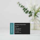 Carte De Visite Home Health Agency Design (Debout devant)