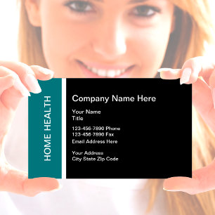 Carte De Visite Home Health Agency Design