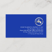 Carte De Visite Home Pipe Frame Leaking (Dos)