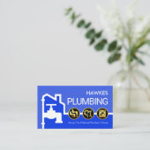 Carte De Visite Home Pipeline Frame Leaking Faucet (Debout devant)