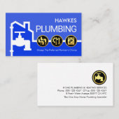 Carte De Visite Home Pipeline Frame Leaking Faucet (Devant / Derrière)