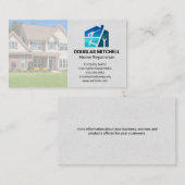 Carte De Visite Home Renovation Tools | General Contractor (Devant / Derrière)