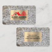 Carte De Visite Home Repair | General Contractor | Marble (Devant / Derrière)